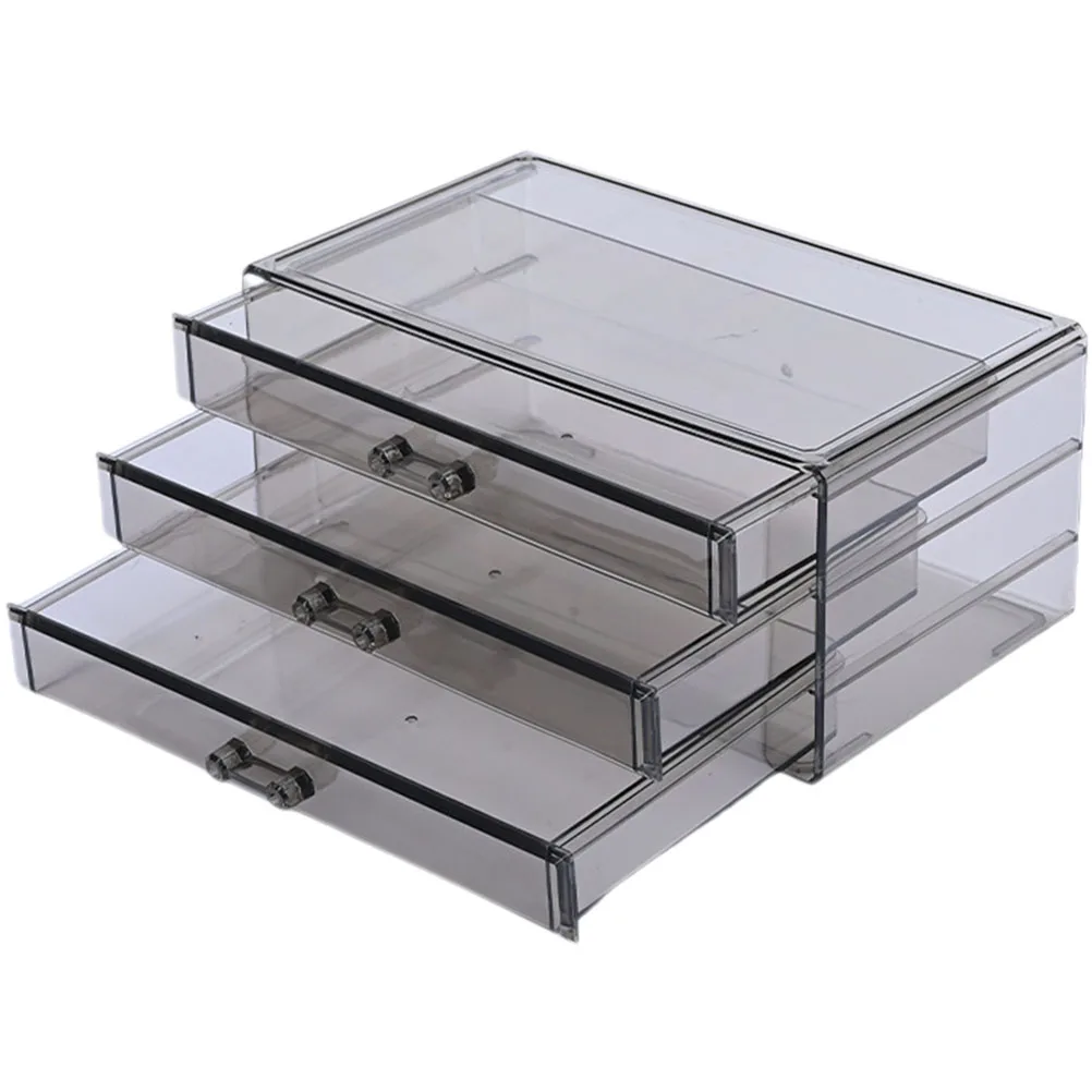 

Drawer Storage Box Organizer Jewelry Holder Table Drawers Desktop Makeup Organizers Dresser Transparent Style Easy