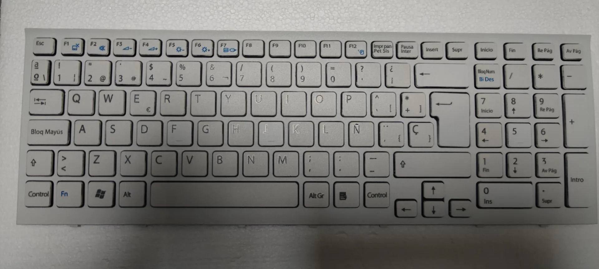 FOR Sony VAIO PCG-71912L PCG-71913L PCG-71914L VPCEH VPC-EH Spanish White Keyboard