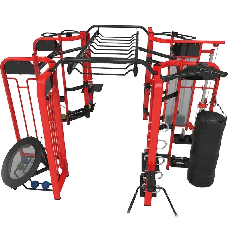 Newly Upgraded Commercial Fitness Equipment Multifunctional Jungle Free Weight Synergy 360 (8 Doors) With Complete