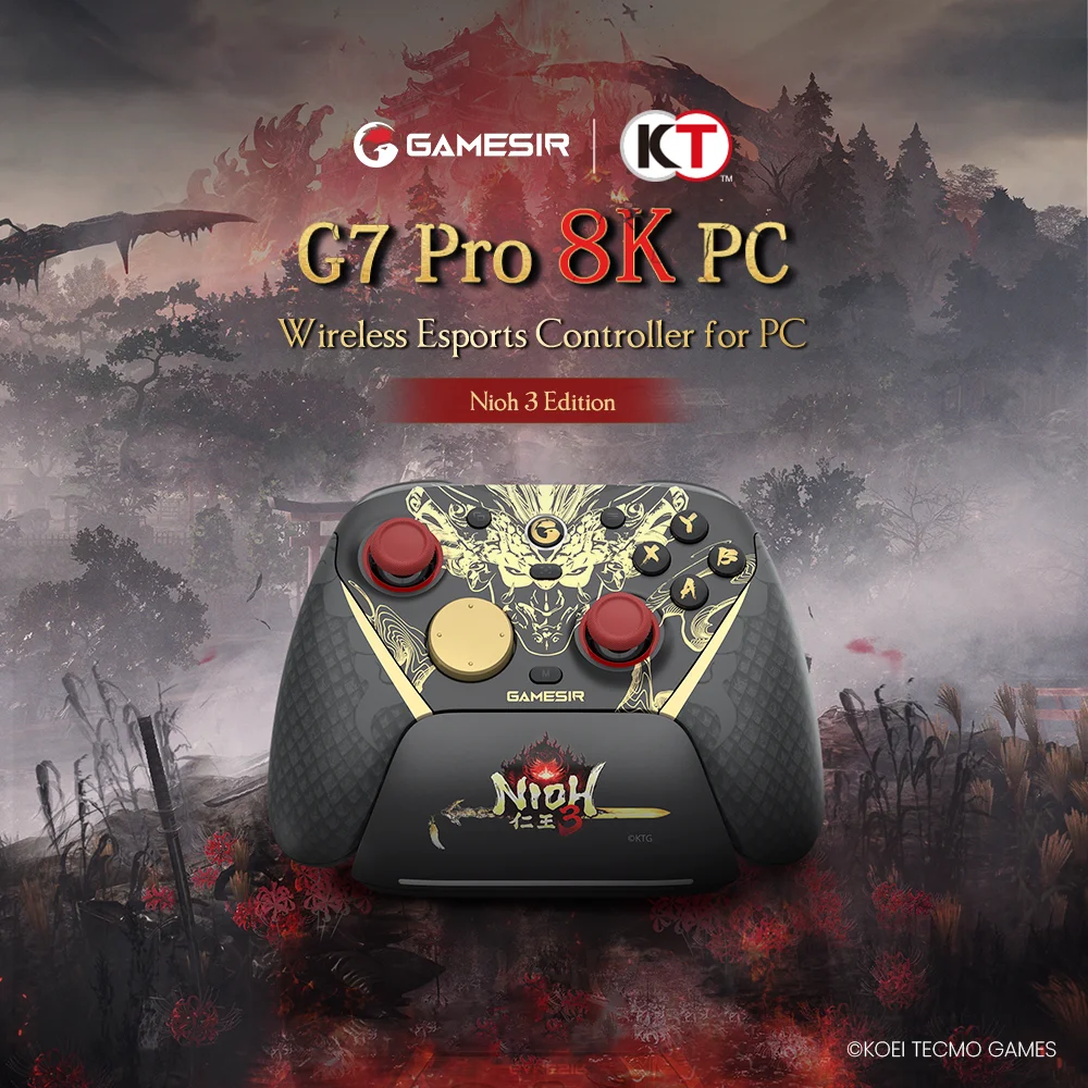 Controlador GameSir G7 Pro 8K Nioh 3 Edition Switch, controlador