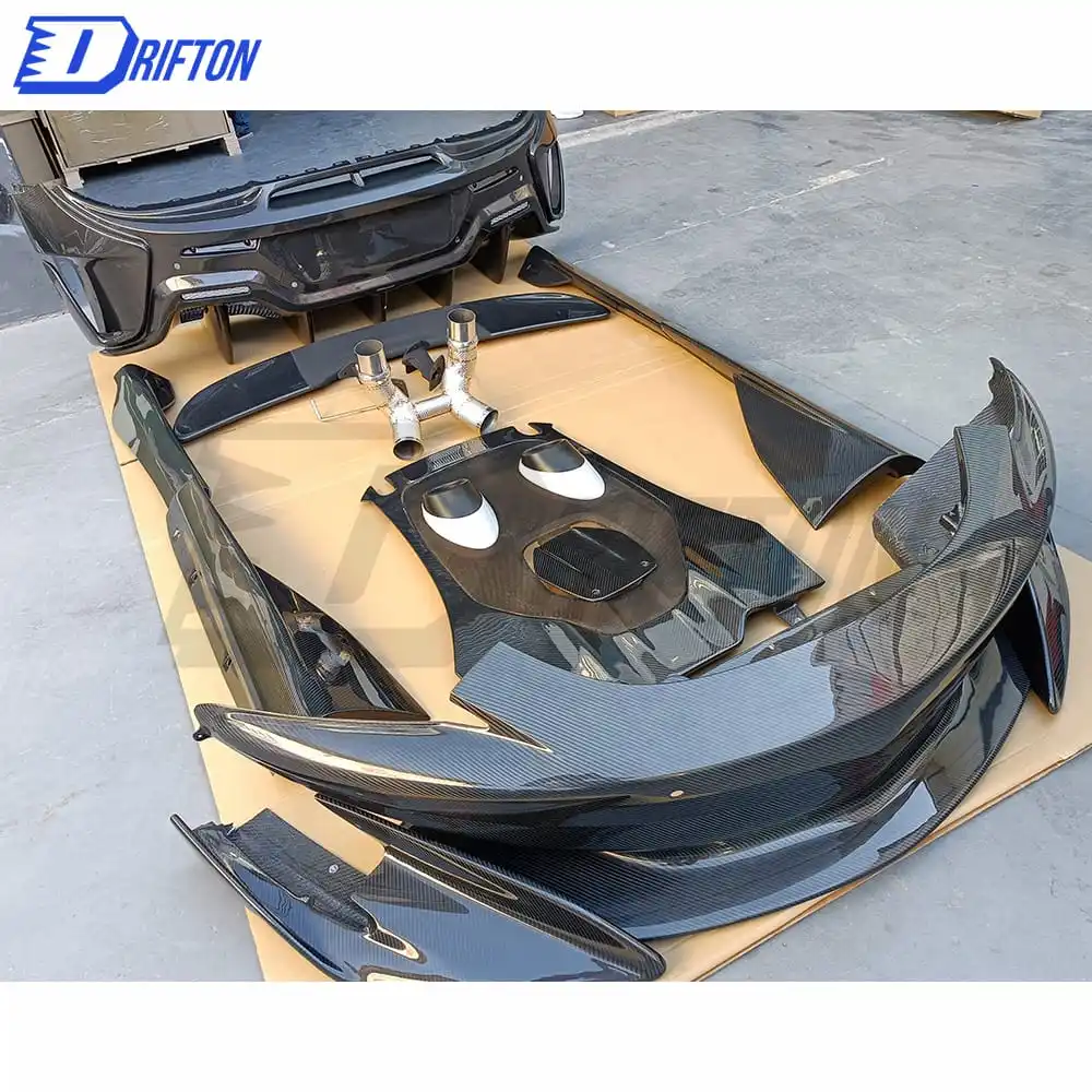 100% Dry Carbon Fiber to 600LT Style Full Body Kit For Mclaren 570S Bodykit