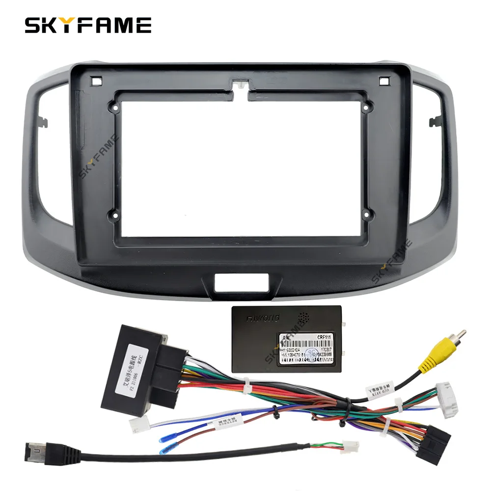 SKYFAME Car Frame Fascia Adapter Canbus Box Decoder Android Radio Dash Fitting Panel Kit For Chery Arrizo 3 Cowin E3