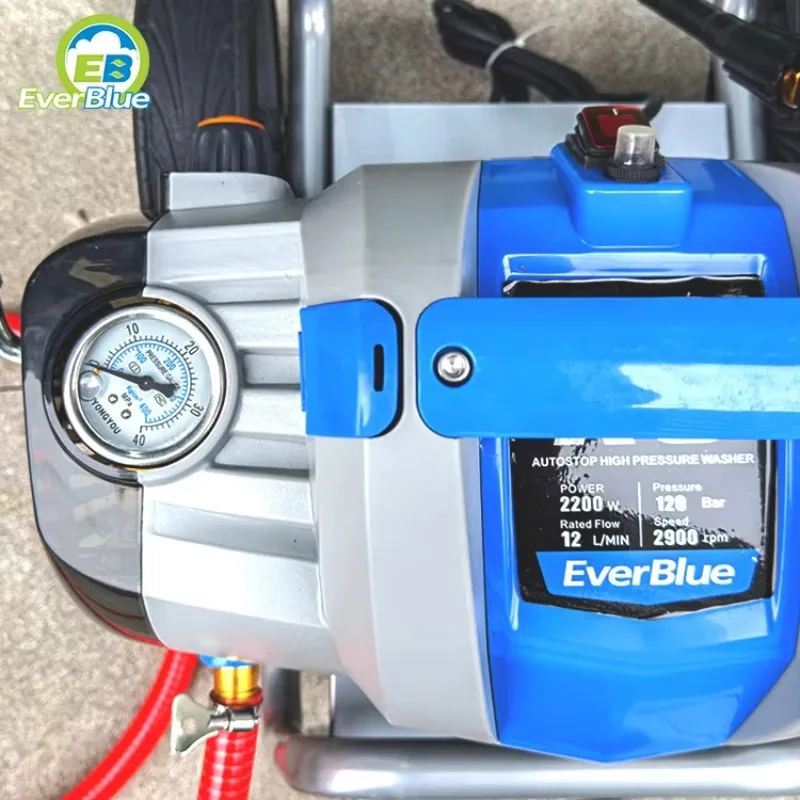 Electric 2200 High Pressure Cleaner Metal Car Wash Machine Pump Adjustable Pressure Cold Water Cleaning 2200W