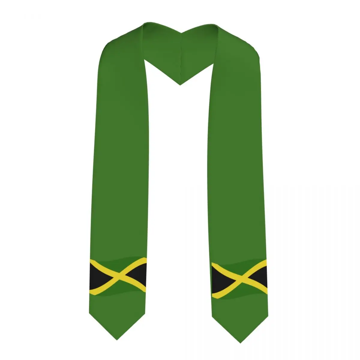 Flag Of Jamaica Unisex Adult Graduation Stole Shawl for Academic Commencements Celebration Uniform