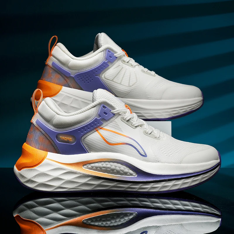 

Мужская спортивная обувь, легкие гоночные кроссовки из карбоновой пластины, зимняя амортизация, противоскользящие, износостойкие, дышащие.