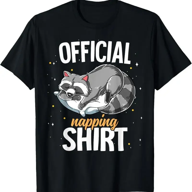 Sleeping Raccoon Official Napping T Shirt