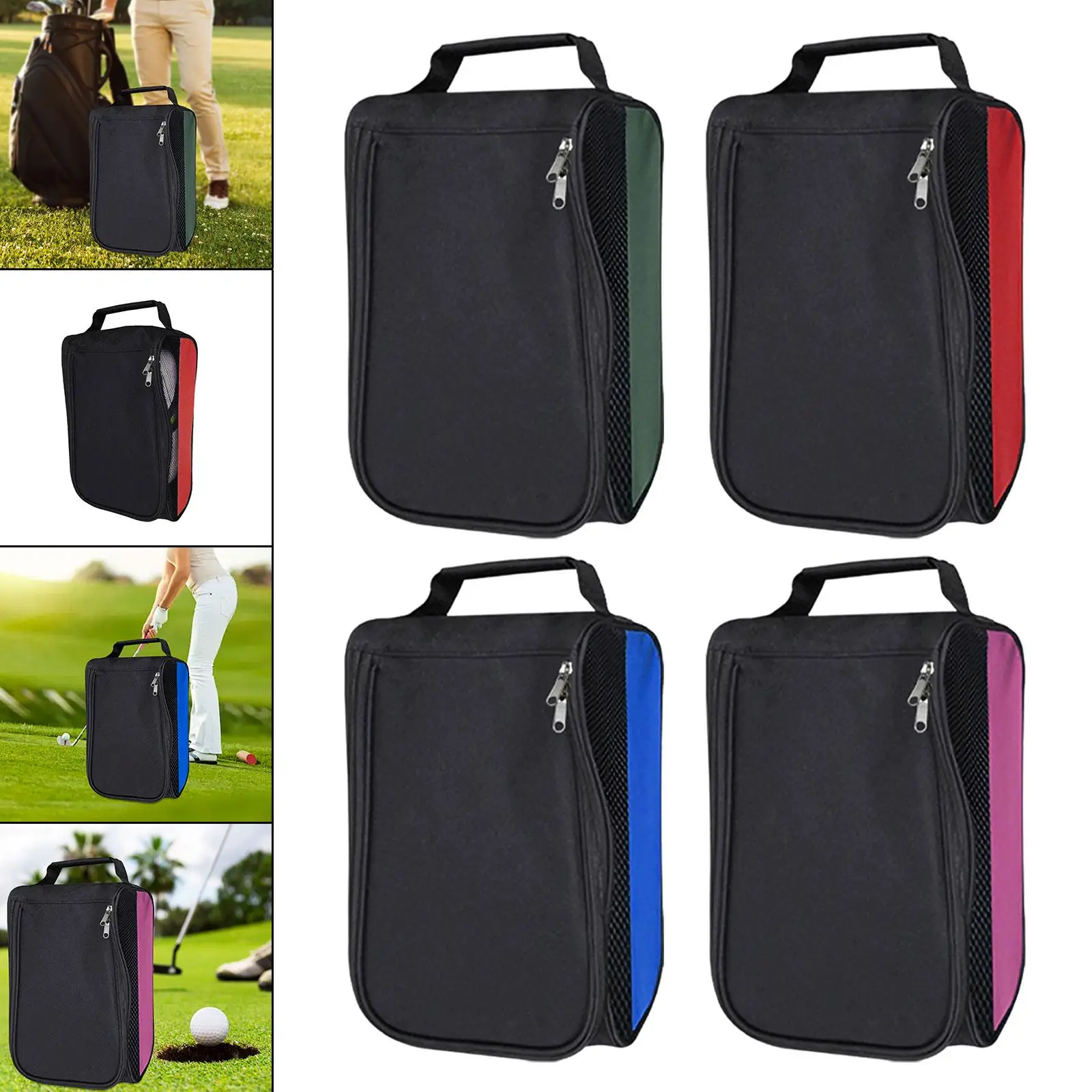 

Golf Shoe Pouch Golf Accessories Sports Shoes Bag for Running Travel Gym
