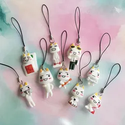 Toro Kuro Cat Phone Beaded Charm Pendant Y2K Handmade