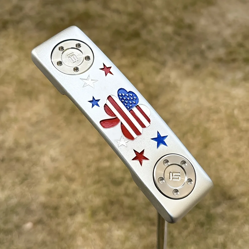 

1 interesting silver golf putting golf club 32 33 34 35 36 inches, hooded golf club - improves ball speed and accuracy, detachab