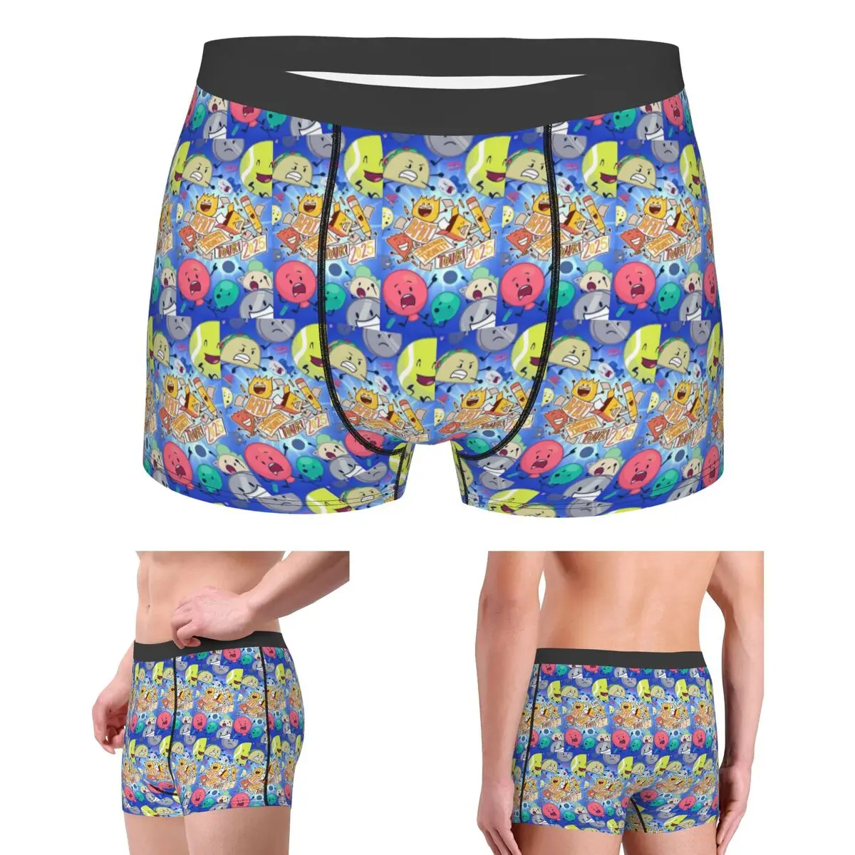 

Boxer Underpants Shorts BFDI Four BFB (1) Panties Men Soft Underwear for Homme Man Boyfriend Gift
