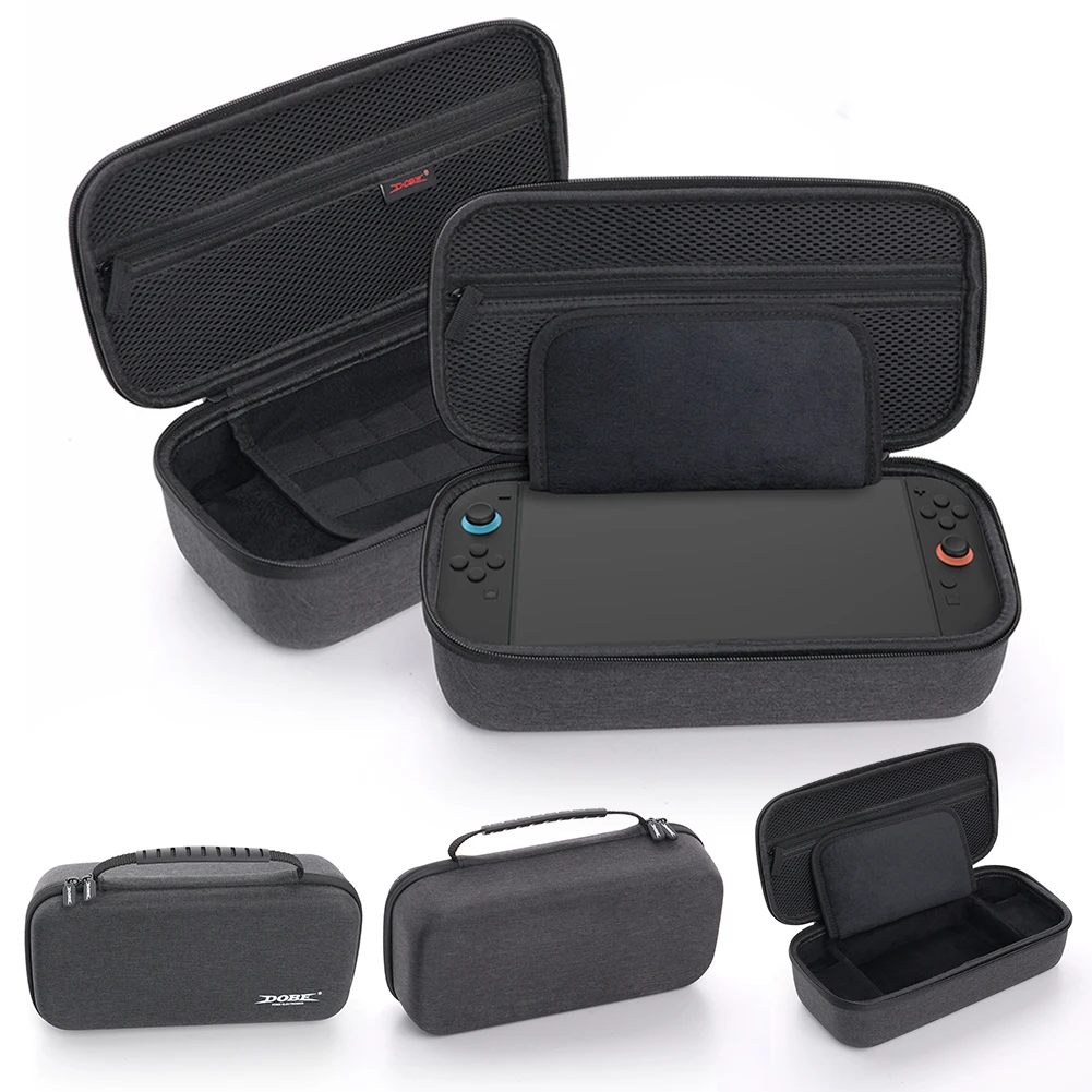 

Carrying Case with 8-Bit Game Cartridge Storage Box Game Conslole Case W/ Mesh Pocket Protective Travel Bag for Switch 2 NS2