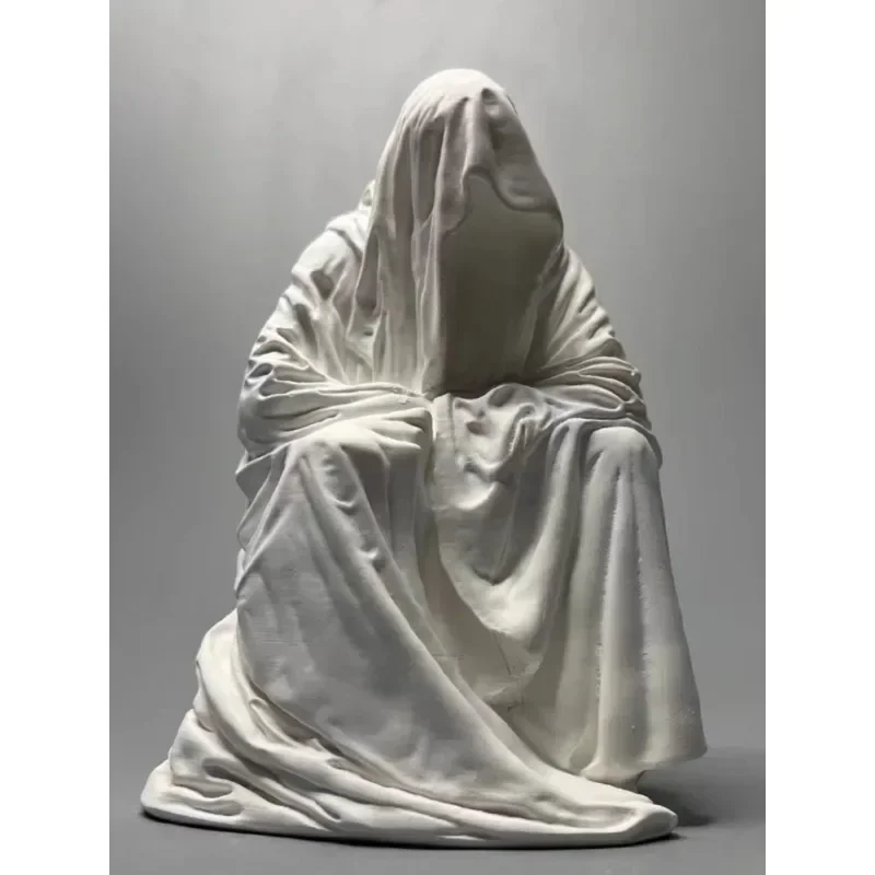 

Ghost wizard death robe desktop creative plaster sculpture diffuser stone ornament retro niche quirky party gift