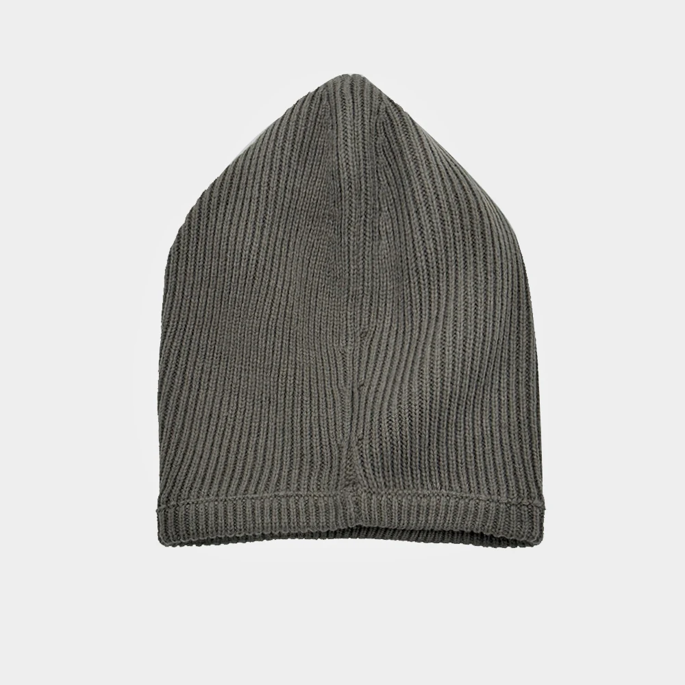 Men Brimless Cullover Masked Cap Gothic Knitting Autumn Casual Women High Street Luxury Designer Black Hat
