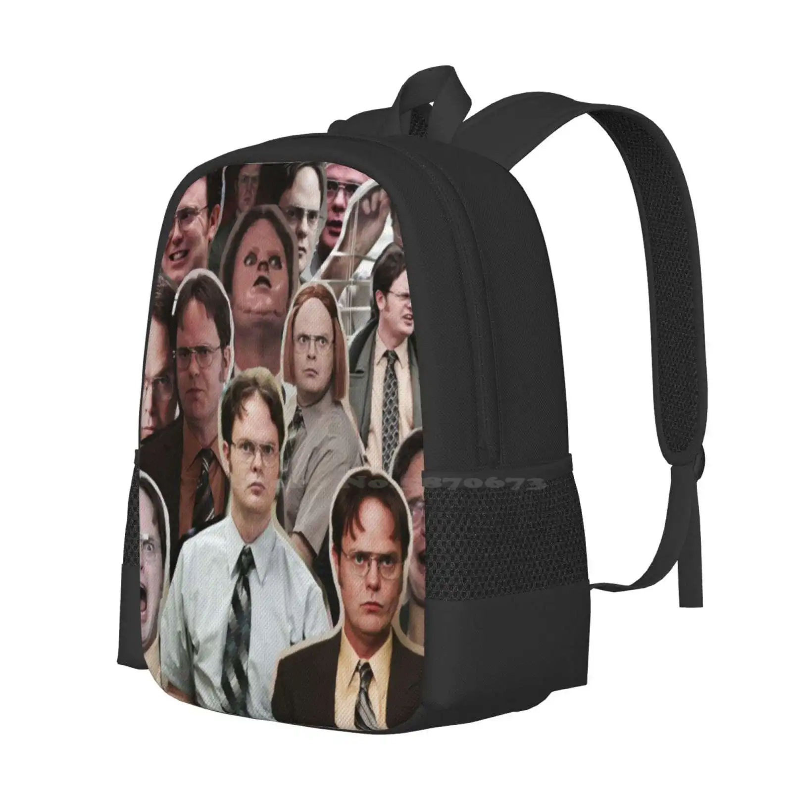 Dwight Schrute - The Office Hot Sale Backpack Fashion Bags Steve Carell Prison Mike Tumblr Funny Actor Tv Show Humour Silly The