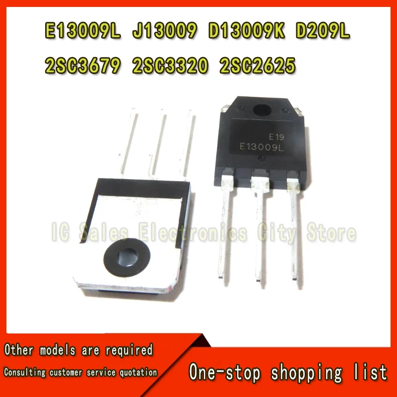 Transistor De 5 Piezas, 13009 J13009 Mje13009 2sc2625 E13009l 2sc3679 2sd209 D209l 3320 Mje13009l E13009 TO-3P