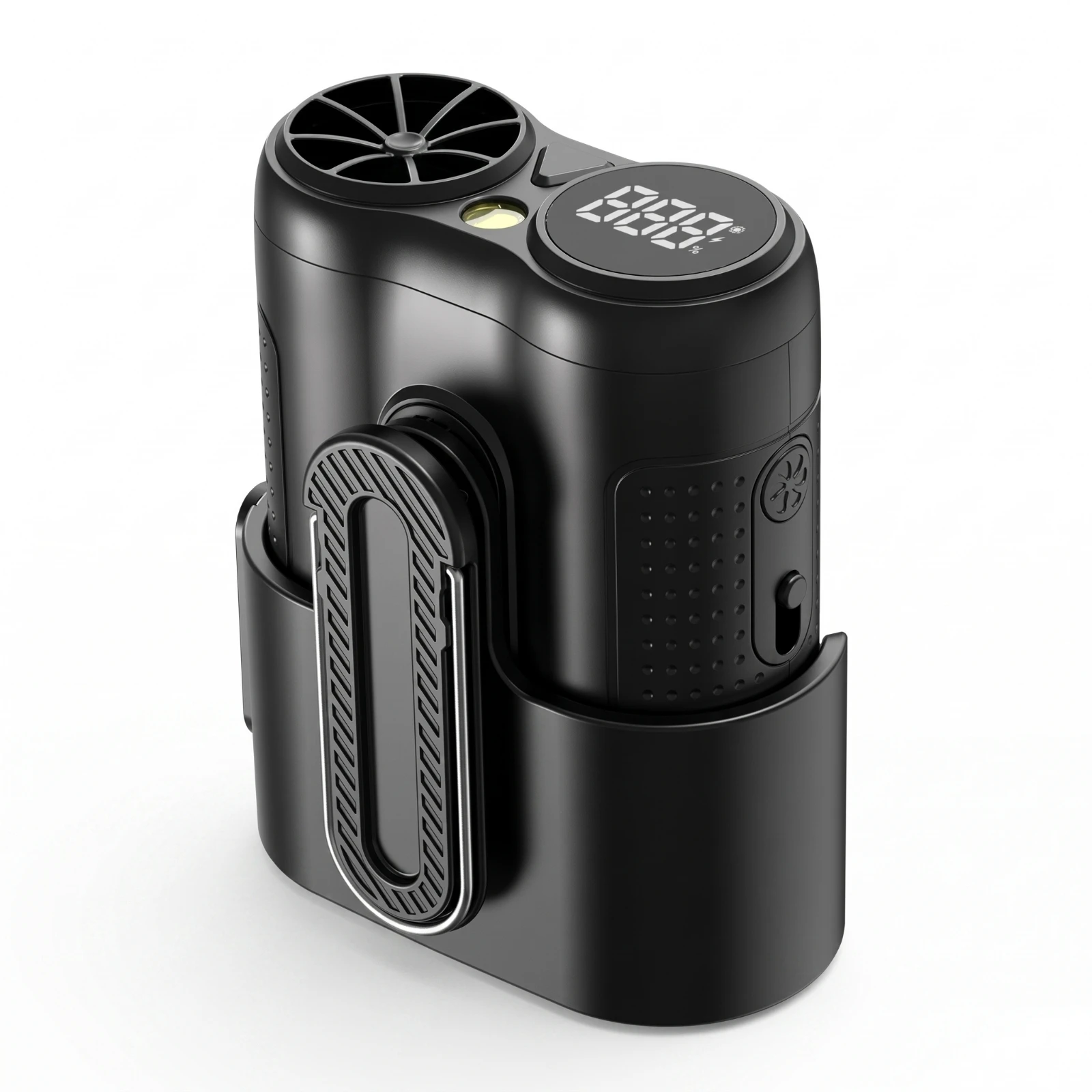 Waist Clip Fan Compact Belt Clip Fan Cordless Multifunctional for Outdoor Workers, Travel, Desktop