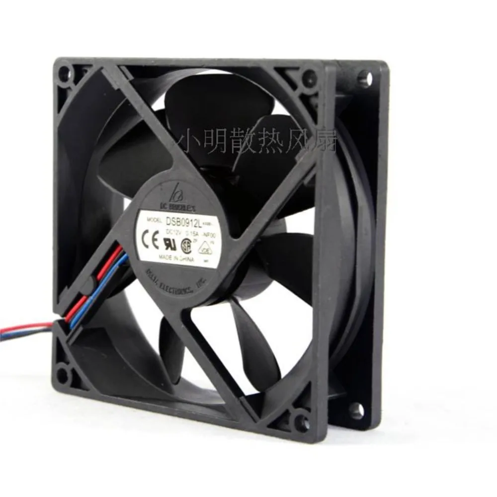 9025 92mm Fan For Delta DSB0912L 9cm 12V 0.15A Mute Cooling Fan, Three-Wire Low Noise for Gaming PC, Workstations, Power Supply