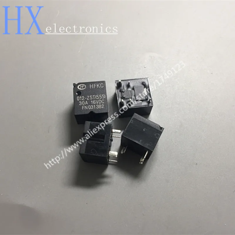 2PCS Relay HFKC-012-ZST HFKC-012-HST HFKC-012-ZSPT 555 5-pin Conversion 30A16VDC