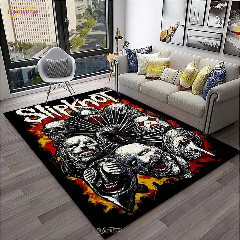 HEAVY-METAL-BAND-S-SLIPKNOT UnSlip Carpet for Bedroom Living Room Playroom Sofa Rug,Kitchen,Door,Prayer Floor Mat Gift Alfombra