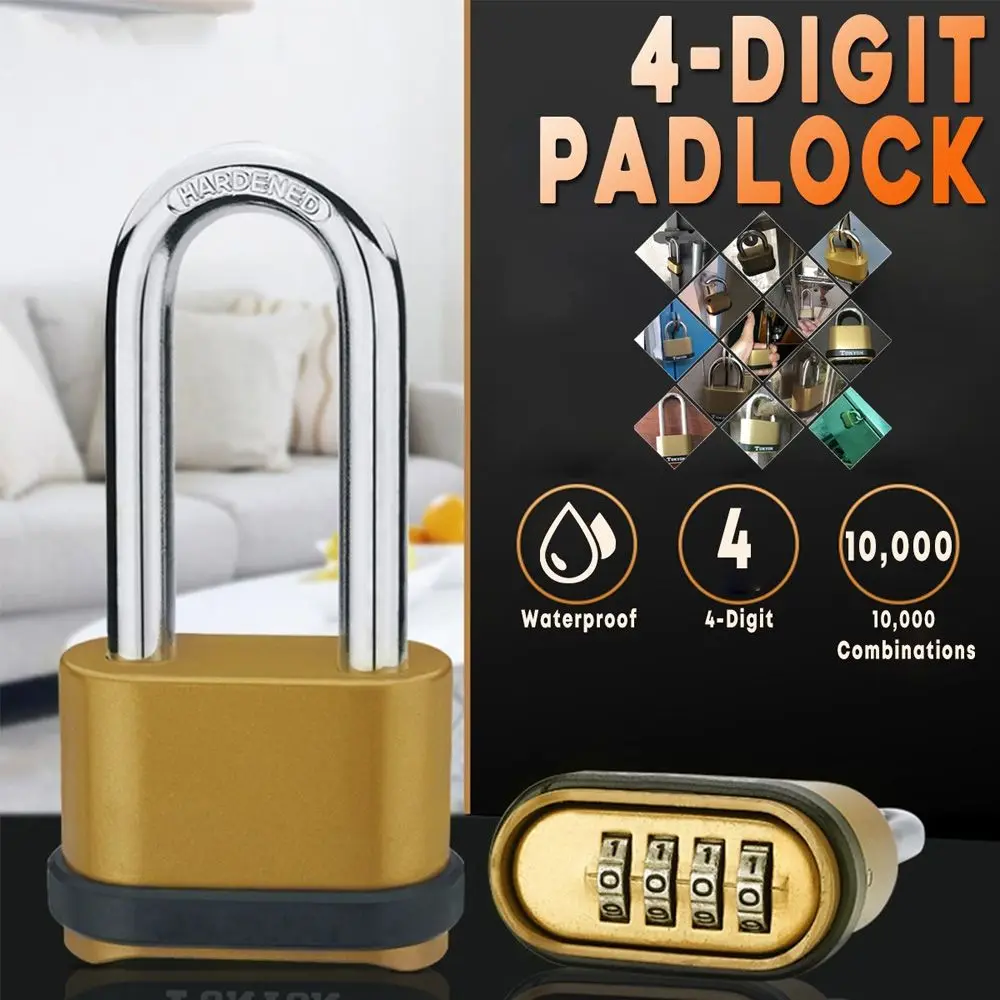 Security Mini Luggage Backpack Cabinet Digit Combination Code Lock Digit Locks Password Lock Padlock