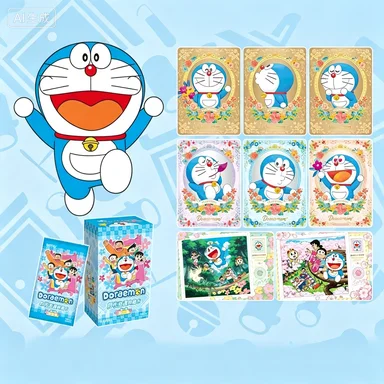 kayou-doraemon-fantasy-booster-box-cartes-a-collectionner-se-cartes-flash-foil-rares-personnages-d'anime-mignons-cadeau-pour-les-amateurs