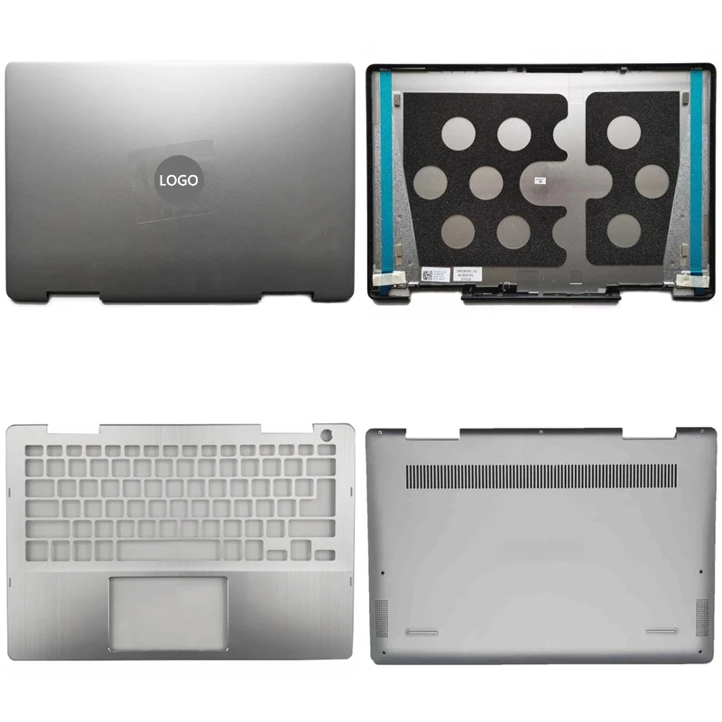 

New Original For Inspiron 13 7000 7386 Laptop LCD Back Cover Front Bezel Upper Palmrest Bottom Base Case Keyboard Hinges