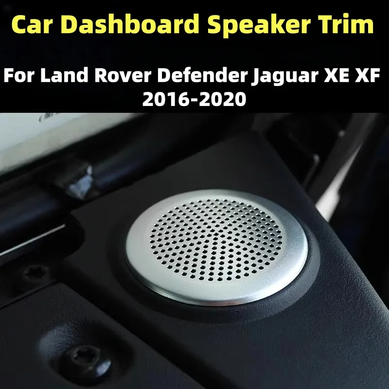 

For Jaguar XE XEL XF XFL F-pace For Land Rover Defender Car Dashboard Side Audio LoudSpeaker Horn Decoration Cover Trim Stickers