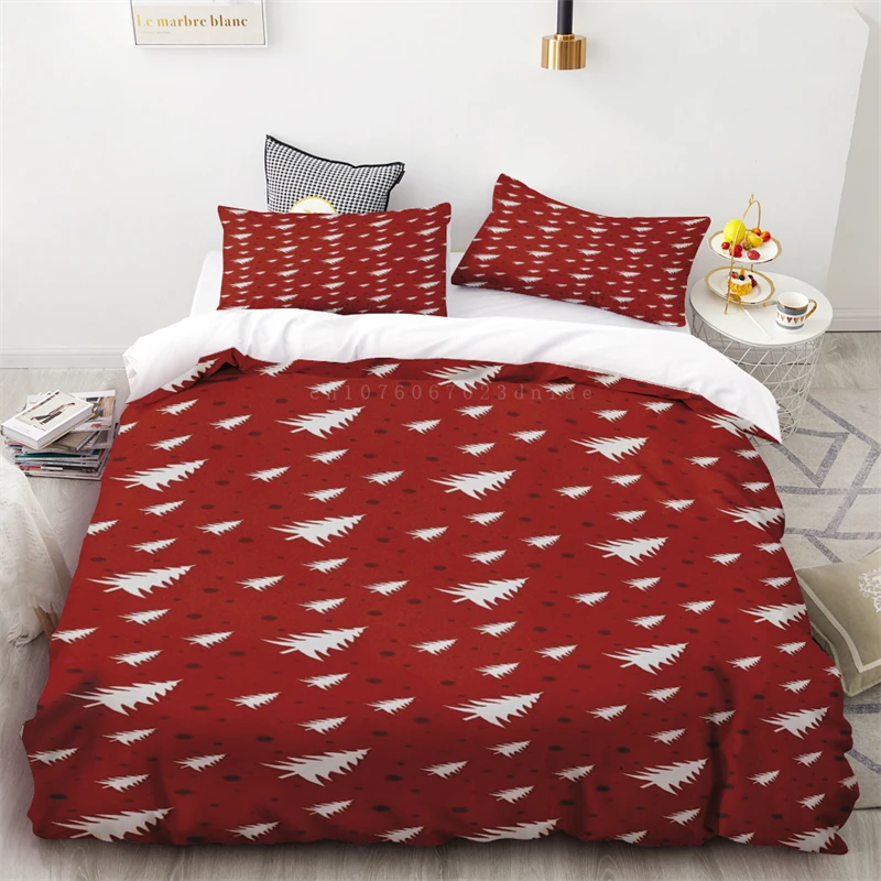 

Duvet Cover Christmas Snowflakes Black Background Three Piece Set One Quilt Cover Two Pillowcases Single Double Queen King
