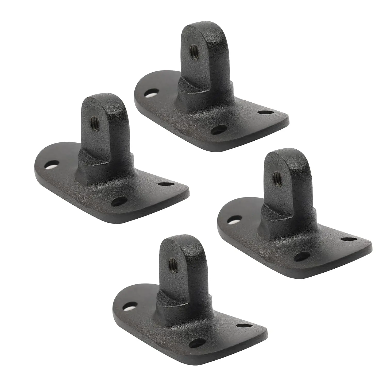 4 Pack Cable Railing Post, 36"X2"X2" Level Drilled Cable Railings Post with Adjustable Top Level & Sturdy Thickened Wall Deck Railing System Kit for Decks Stairs Porches Balconies Seaside or Wet Areas