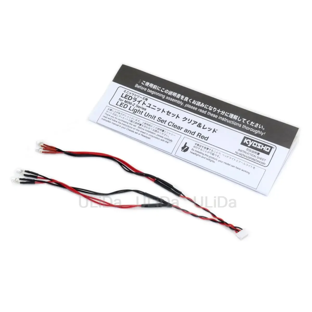 สําหรับ Kyosho RC รถ Mini-Z กีฬา AWD MA020 Mr03 FWD RWD เฉพาะกีฬาหลอดไฟ LED สีขาวใสและสีแดง