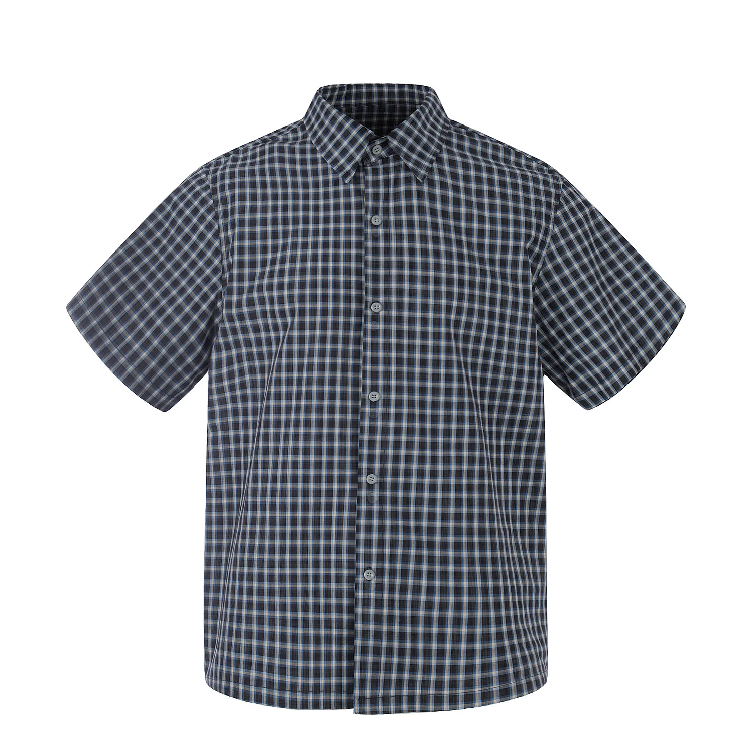 

Summer 2026 Japanese Retro Plaid Workwear Short Sleeve Shirt for Men and Women Loose Fit Pure Cotton Half Sleeves Casual Tops