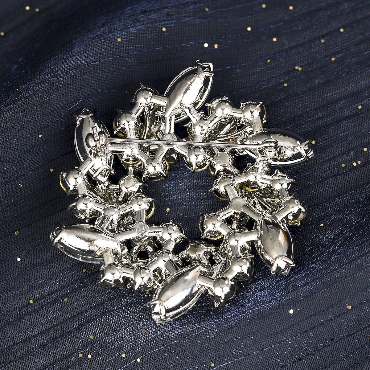 Kristall Diamante Metall Blume Brosche Anzug Rock Pin Dekoration Schmuck Zubehör Geburtstags geschenke für Freunde Urlaub Schmuck – Detail 10