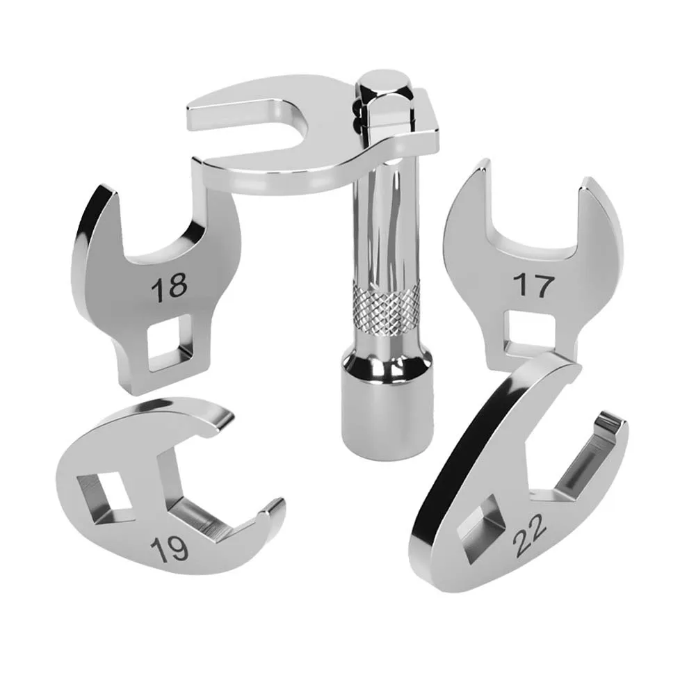 

10-piece 3/8-inch Drive Open-end Wrench Replacement Set, 10-22 Mm, Flexible Machine Operation, Efficient Use