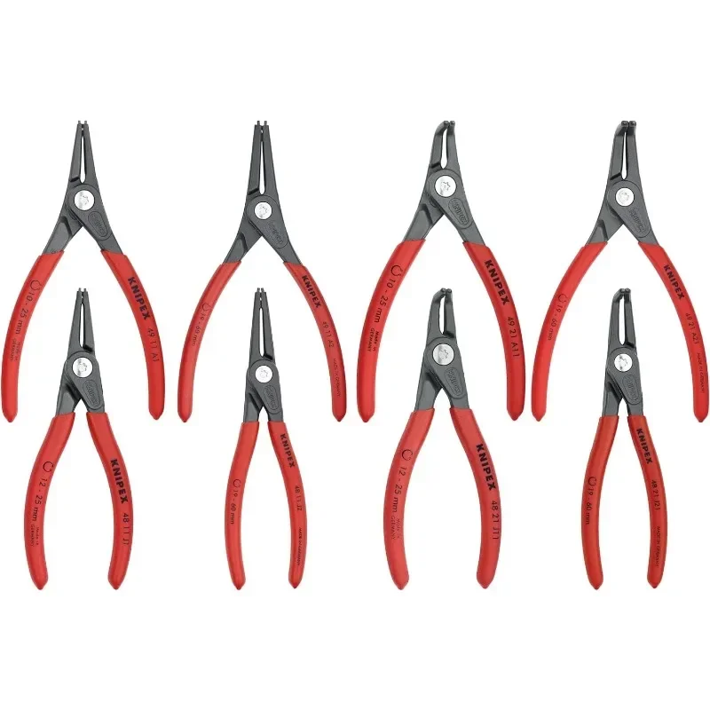 طقم مكون من 8 قطع. عرض ساخن. أدوات 00 20 04 SB، كماشة حمراء بحلقة إحكام دقيقة. شحن سريع