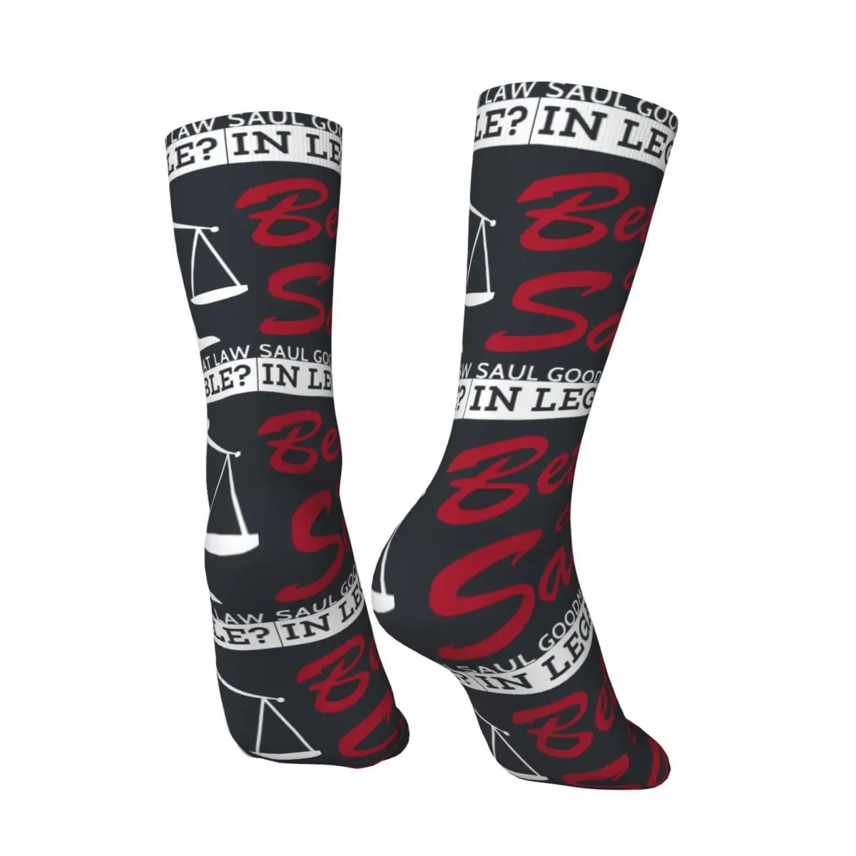 Funny Crazy compression Fun Sock for Men Hip Hop Vintage Better Call Sauls Happy Quality Pattern Printed Boys Crew Sock Novelty