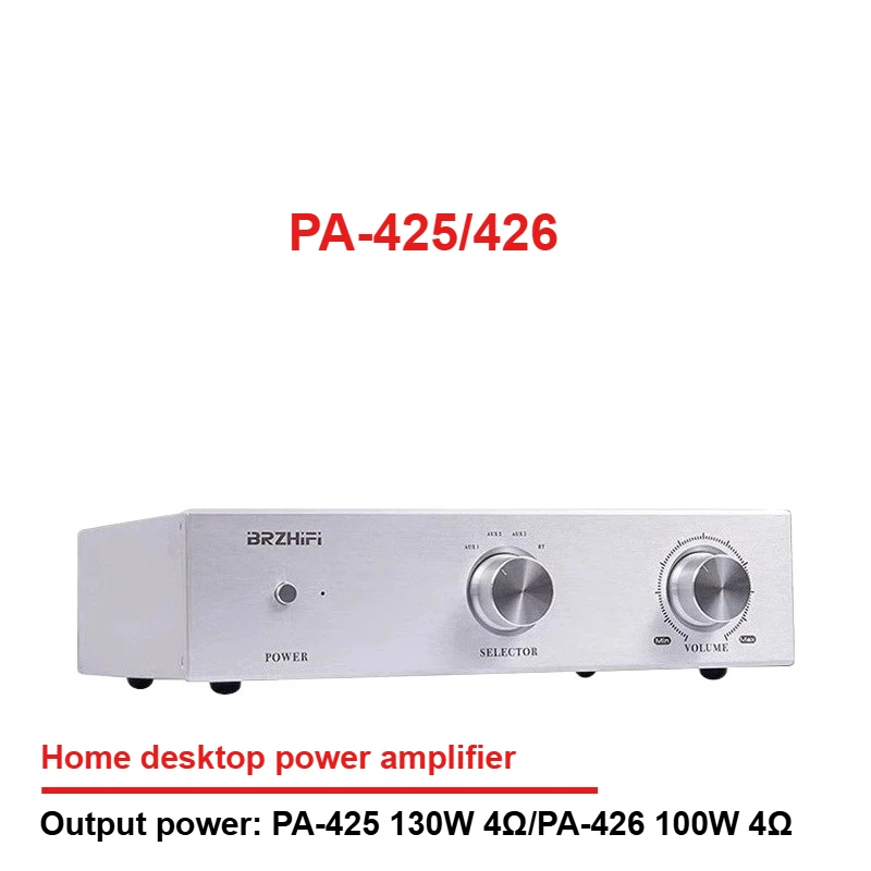 

CHUBAN PA-425/426 Настольный мощный усилитель мощности Sanyo толстопленочного аудиофильского уровня для домашнего использования, 130 Вт, Bluetooth 5,3