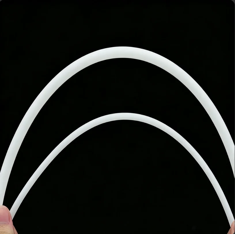 White PTFE Teflon Tube ID 1/2/2.5/3/4/5/6/7/8/10-25mm High Temp Rigid Pipe J-Head Bowden Hotend for 3D Printer Parts