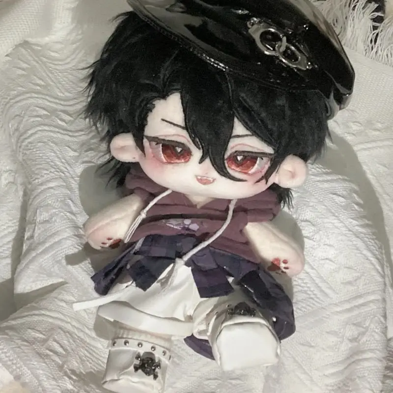 

20cm Ensemble Stars! Kuro Kiryu Cosplay Plush Doll Cotton Doll Handsome Figure Changeable Outfit Room Decoration Gift