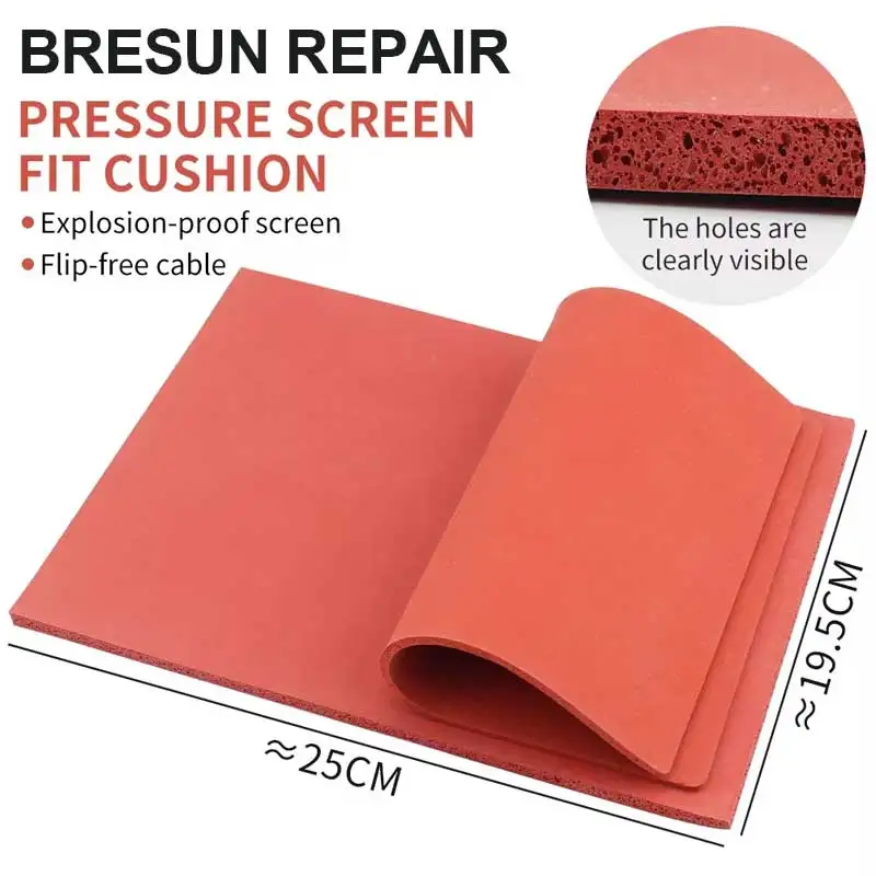 

Screen Pressing Mat 5/6/8mm Laminating Machine Silicone Pad Thick Super Soft Sponge Foam Board High Temperature Resistant Pad