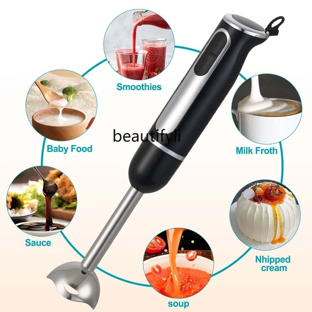 Juice cooking ground meat multi-function handheld mixer