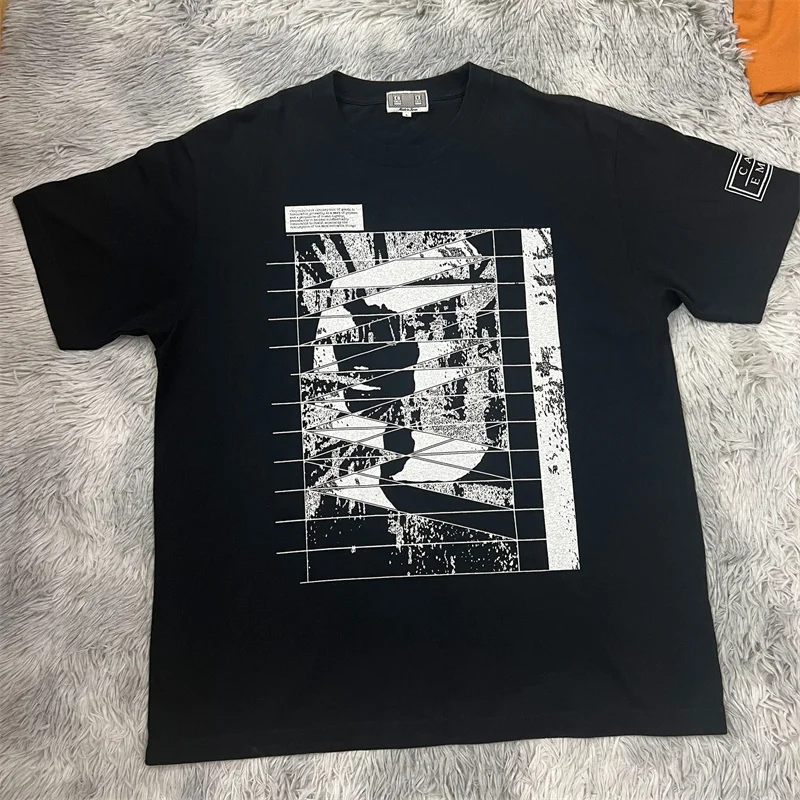 

CAVEMPT японская модная футболка с рисунком для мужчин и женщин с короткими рукавами CAVE MPT футболка CE Топ модный спортивный пуловер с круглым вырезом