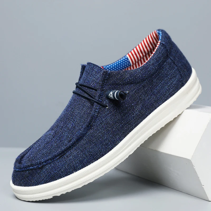 Men's loafers - A comfortable, stylish and breathable fabric shoe style, suitable for both business and casual occasions, and an