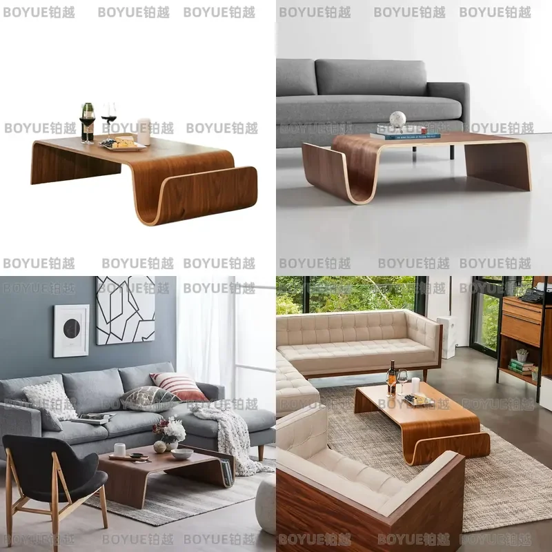 for Simple Modern Living Room Furniture Stylish Solid Wood Coffee Table