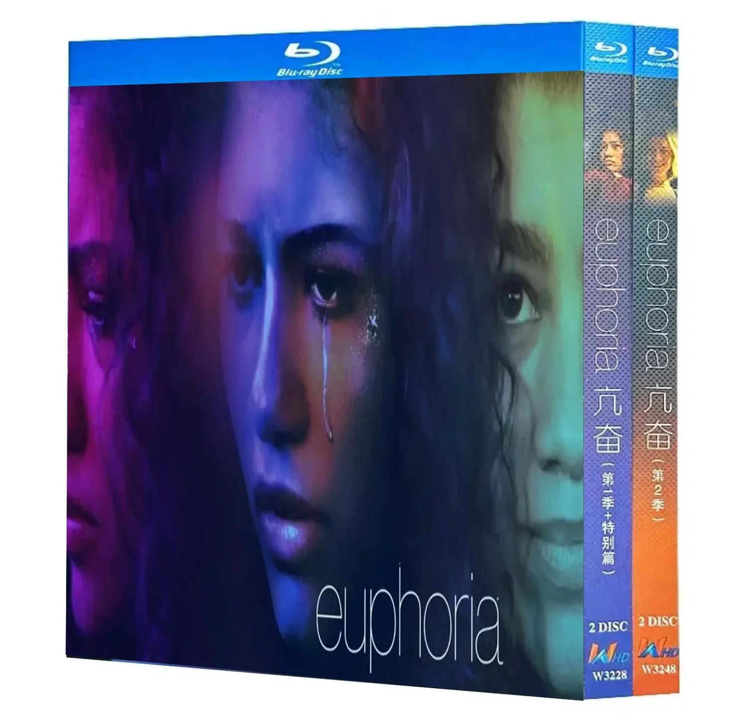 Euphoria : Saison 1-2, film télévisé, coffret 4 disques toutes régions, nouveau coffret Blu-ray, haute définition BD