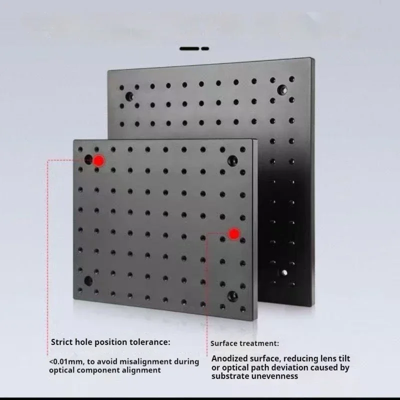 

M4/M6 Aperture Optical Flat Plate High-precision Aluminum Alloy Honeycomb Plate Porous Fixed Aluminum Plate Optical Platform