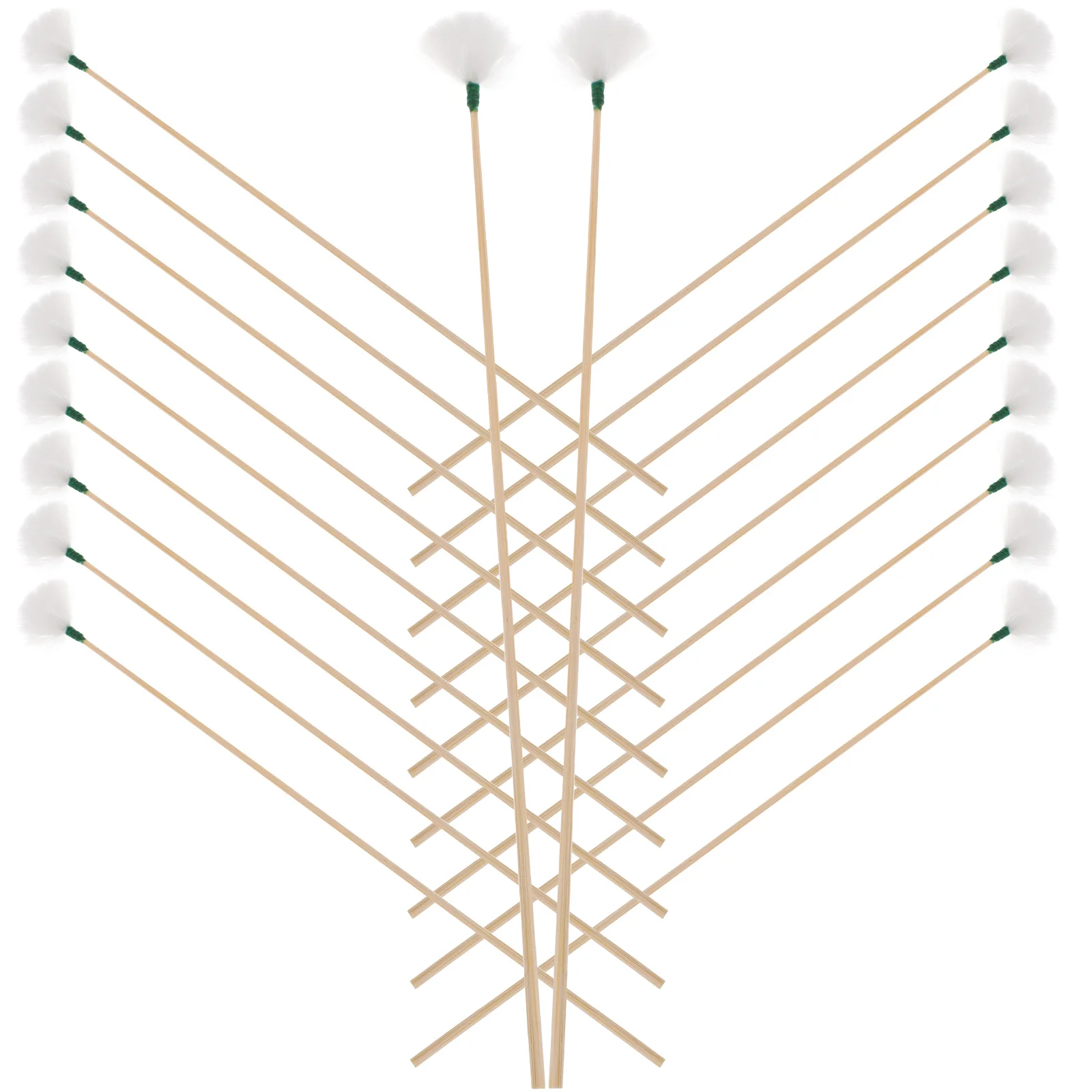 

20pcs Ear Cleaning Tools Long Handle Goose Picks for Removal Home Use Hygienic Bamboo Material