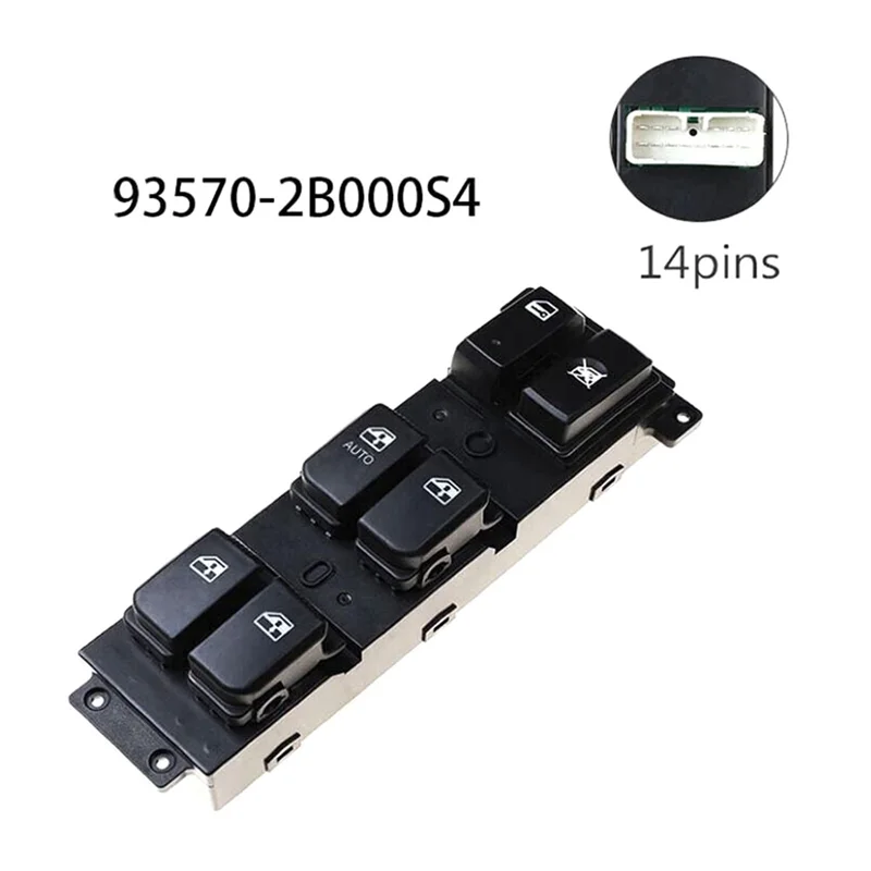 

Portable 93570-2B000S4 Driver Left Power Window Switch For Hyundai Santa Fe CM 2007-2011