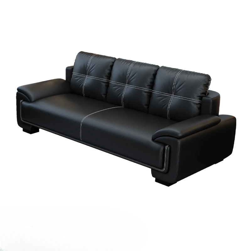 Desain pegangan tangan sofa kantor kursi minimalis Nordik kantor kontemporer sofa Modern rumah aredo furnitur WN50OS