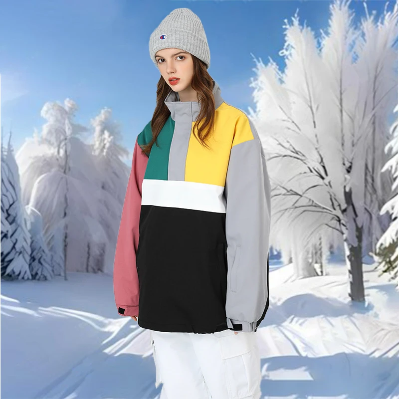 

2024 Winter Waterproof Man Snowboarding Coats Windproof Ski Jacket for Women Outdoor Mountain Sport Female Snow Clothe Costumes