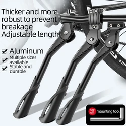 24Inch 26Inch 29Inch Bicycle Kickstand Adjustable Bicycle Parts Aluminum Alloy Kickstand Bicycle Parking Rack Cycling Equipment
